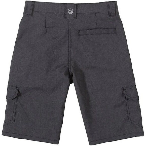 Wrangler Boys' Outdoor Cargo Shorts 10 Regular Dark Charcoal Heather Gray - Picture 2 of 5